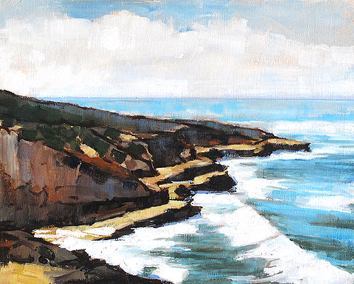 Cabrillo Point San Diego Painting