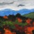 Virginia Mountain Landscape Painting Autumn Leaves