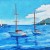Sailboats on San Diego Bay Painting