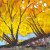 Autumn Leaves Landscape Painting