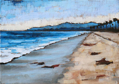 Santa Barbara Beach Painting