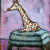 Miniature Giraffe Painting