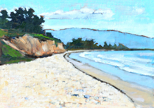 Santa Barbara Beach Painting