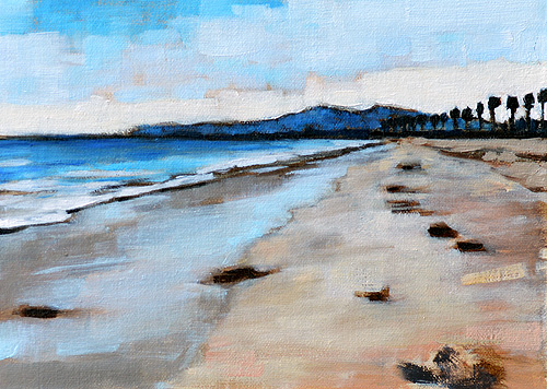 Santa Barbara Beach Painting