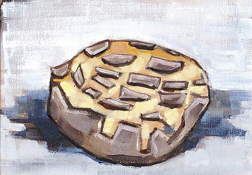 Concha Pastry Pan Dulce Still Life Painting