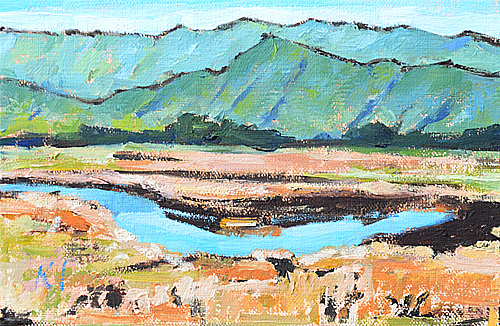 Carpinteria California Landscape Painting