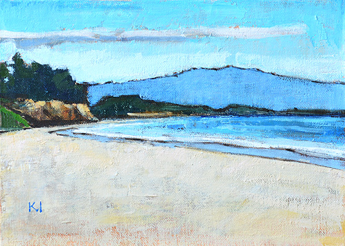 Montecito Beach Painting Santa Barbara California