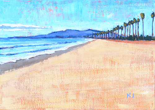 East Beach Santa Barbara Painting