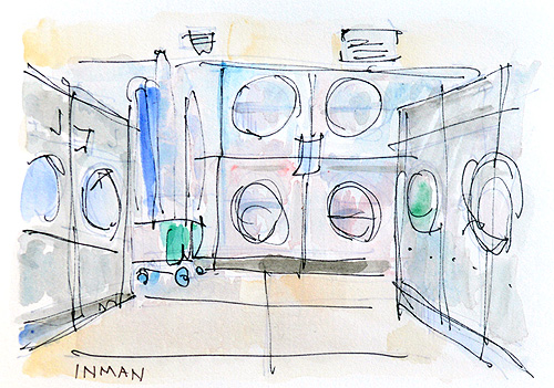 Laundromat Painting