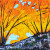 Fall Leaves Painting San Diego Landscape