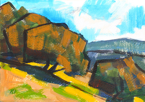 Santa Ynez Valley Landscape Painting
