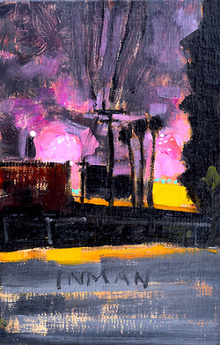 San Diego Fireworks Painting