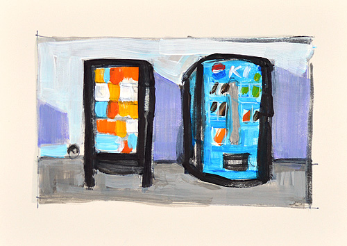 Vending Machines Painting