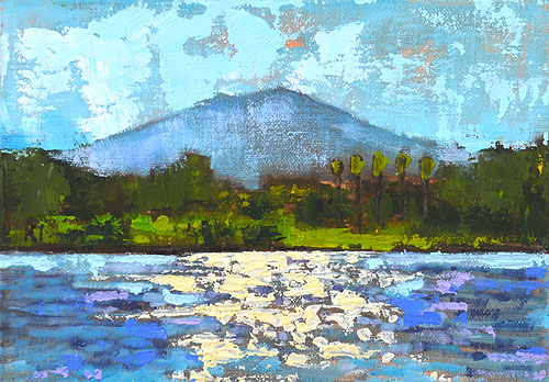 Lake Murray San Diego Plein Air Painting