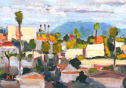 North Park Painting San Diego Cityscape