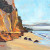 Santa Barbara Beach Painting Montecito Cliffs