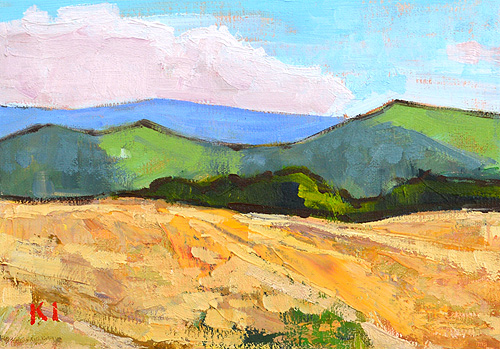 Santa Ynez Valley Landscape Painting 