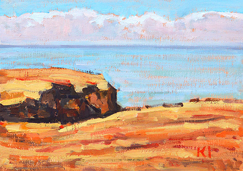 Sunset Cliffs Ocean Beach Painting San Diego