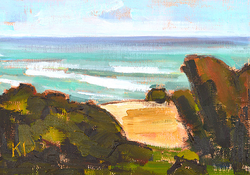 Ocean Beach Painting San Diego Plein Air