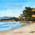 Summerland Beach Painting Santa Barbara