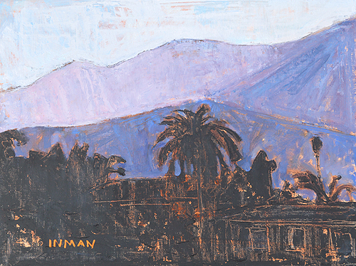 Santa Barbara Sunset, Montecito Painting