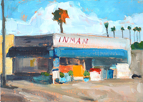 Buy Now Painted on location this morning in OB.  