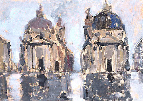 Piazza del Popolo Rome Painting