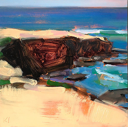 Sunset Cliffs San Diego Landscape Painting