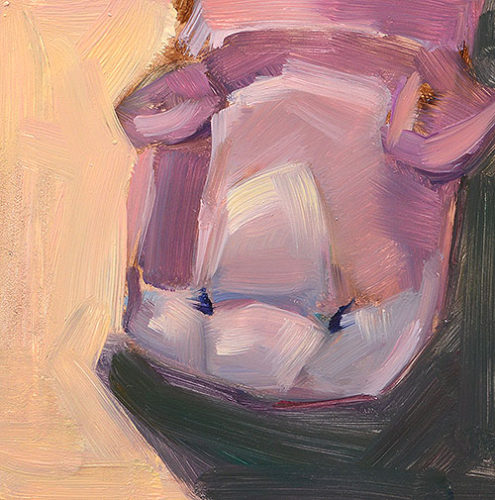 Pink Baby Still Life Oil Painting by Kevin Inman