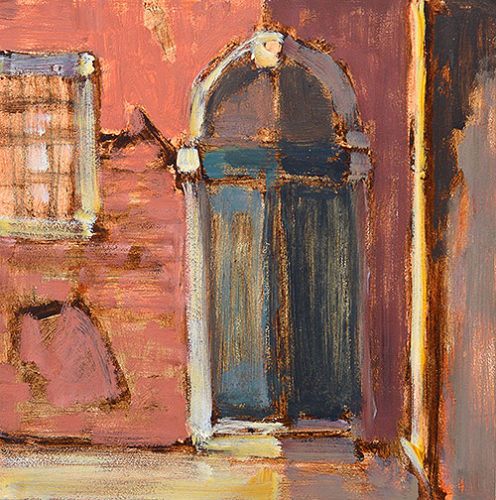 Doorway Venice Italy Painting Venezia 