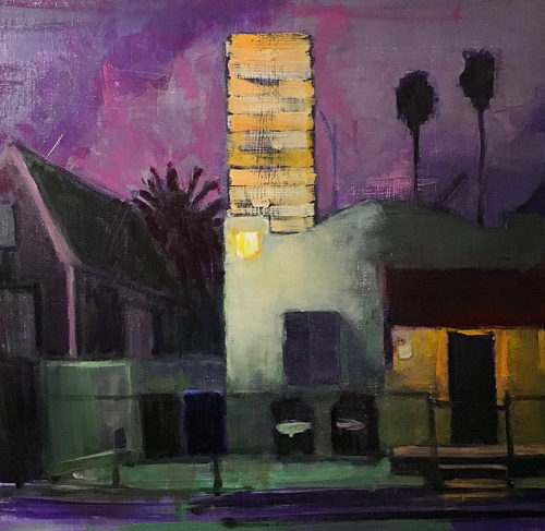 San Diego Night Painting, Sherman Heights Nocturne
