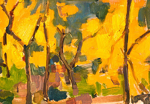 Mission Trails Park Landscape Painting by Kevin Inman