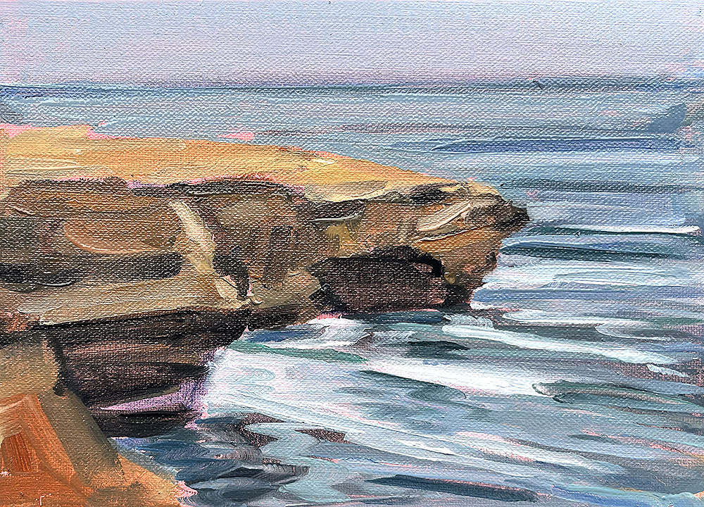 Ocean Beach San Diego painting by Kevin Inman 